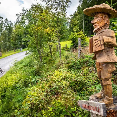 木屋 Panorama Mit Sauna Hoellmaishof *