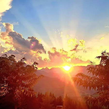 شاليه Panorama Mit Sauna Hoellmaishof