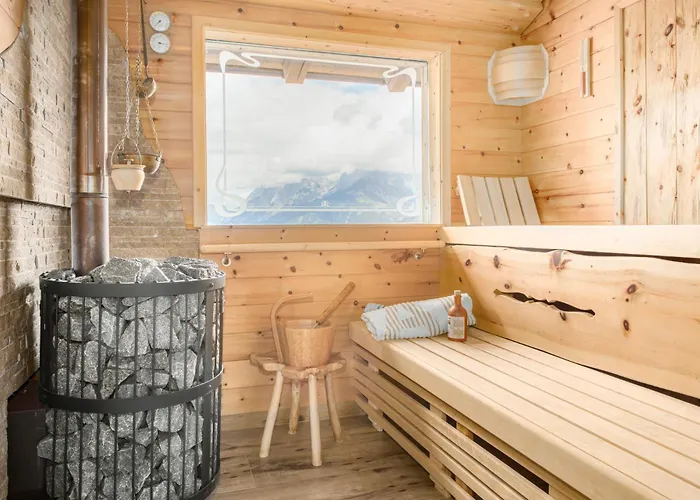 Panorama Mit Sauna Hoellmaishof 샬레 *