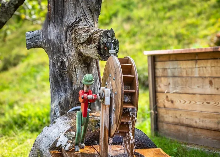 シャレー Panorama Mit Sauna Hoellmaishof ビショフスホーフェン